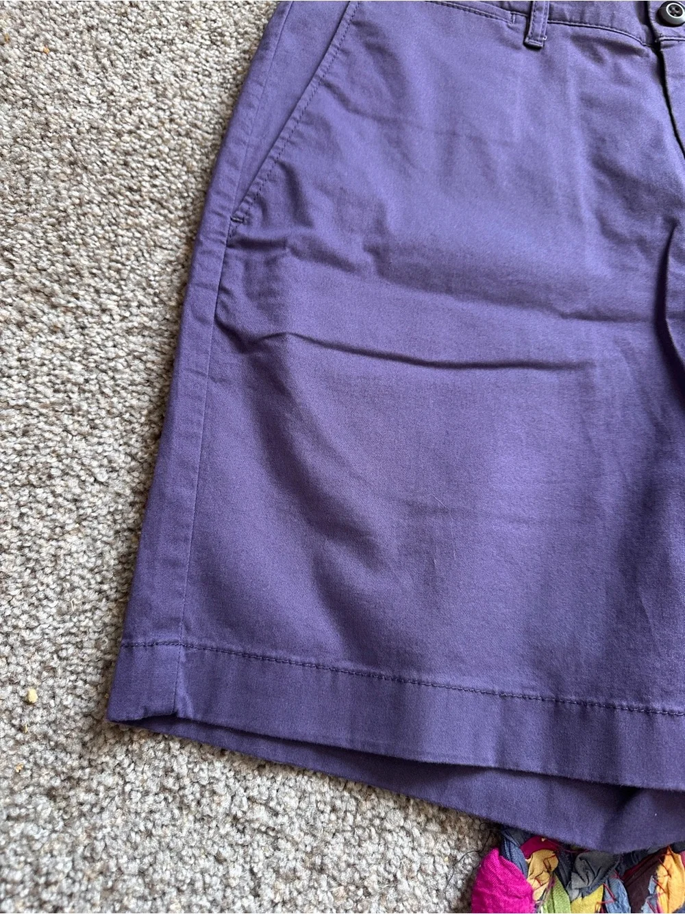 NWT J.Crew 7” Chino Short in Purple Twilight Men’s Size 31 Preppy Summer ASO TV